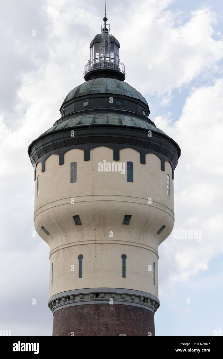 Pilsen, Tschechische Republik - 16. August 2017: Lighthouse Tower in der Pilsner Urquell Bier Factory Stockfoto