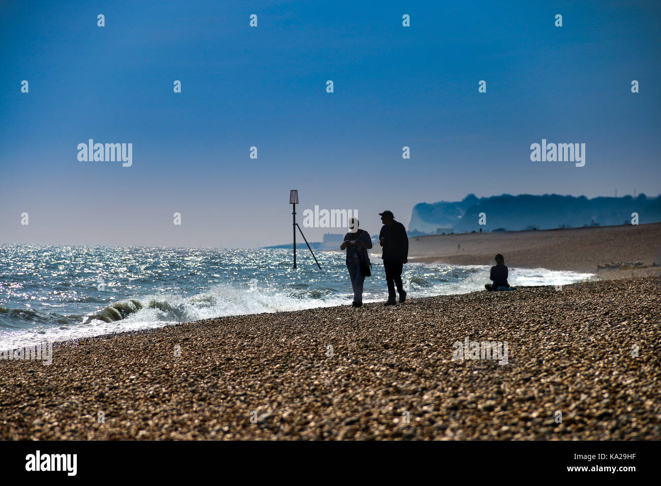 Genießen Sie die Walmer anzeigen Stockfoto