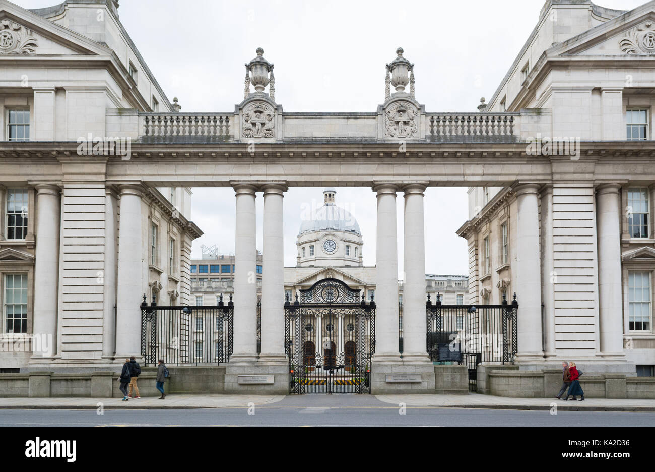 Regierungsgebäude, Dublin, Irland Stockfoto