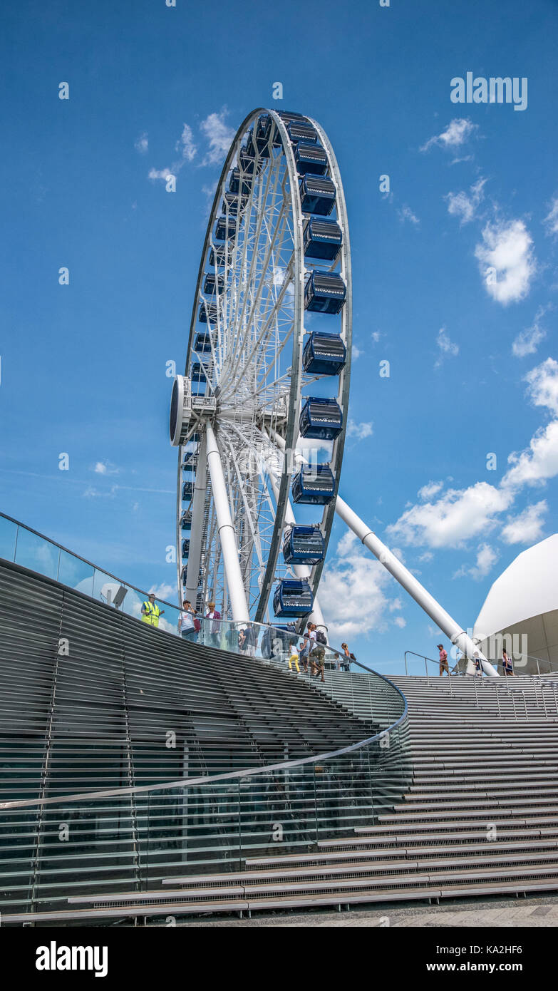 Chicago, Navy Pier Freizeitkomplex am Lake Michigan Stockfoto
