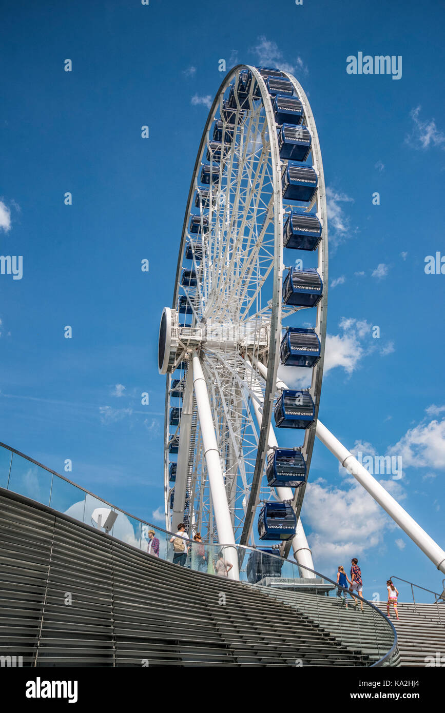 Chicago, Navy Pier Freizeitkomplex am Lake Michigan Stockfoto