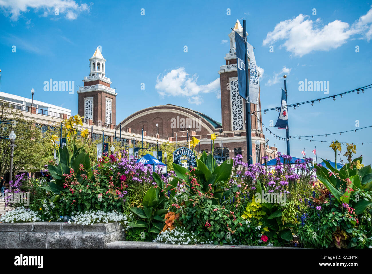 Chicago, Navy Pier Freizeitkomplex am Lake Michigan Stockfoto