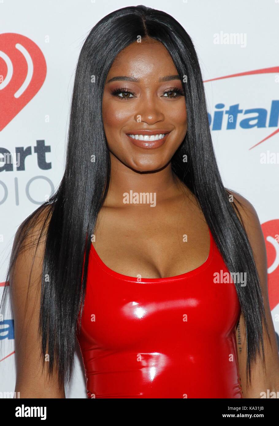 Keke Palmer auf der Bühne für iHeartRadio Music Festival und tagsüber Dorf - SAT2, T-Mobile Arena, Las Vegas, NV 23. September 2017. Foto: JA/Everett Collection Stockfoto