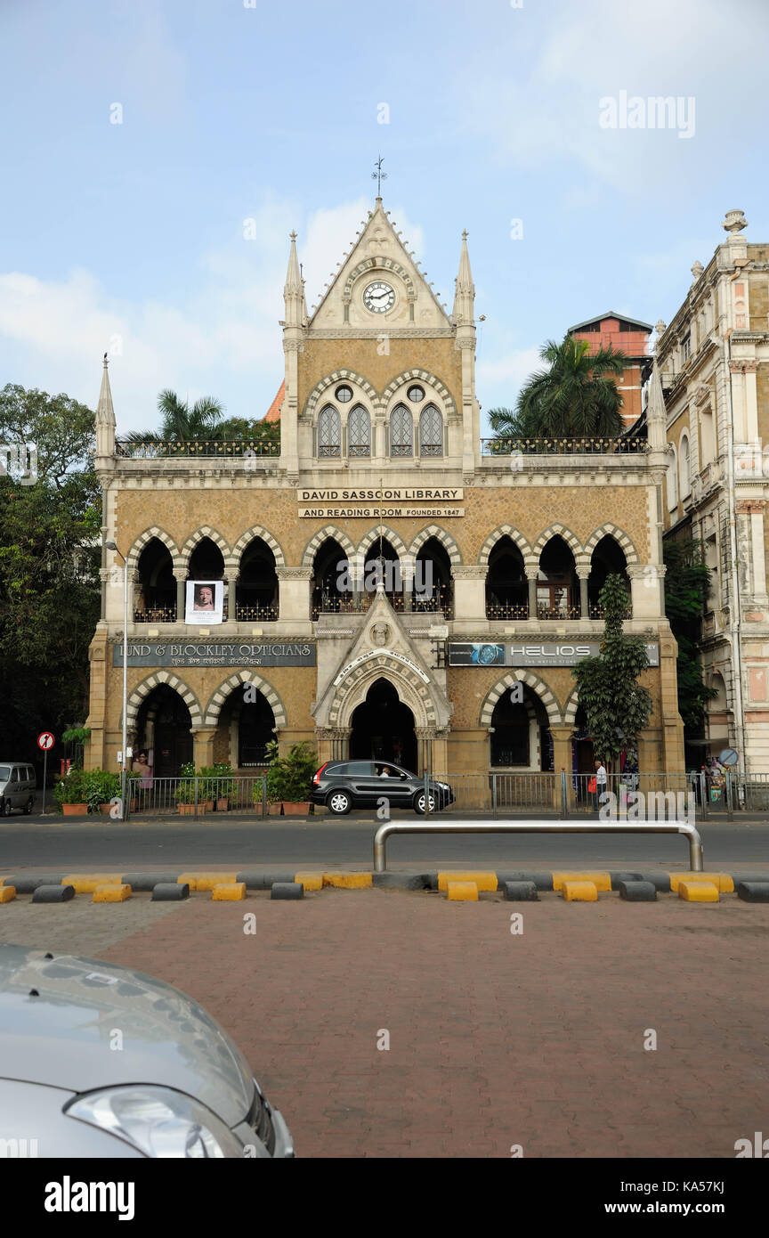 David Sassoon Bibliothek, Mumbai, Maharashtra, Indien, Asien Stockfoto