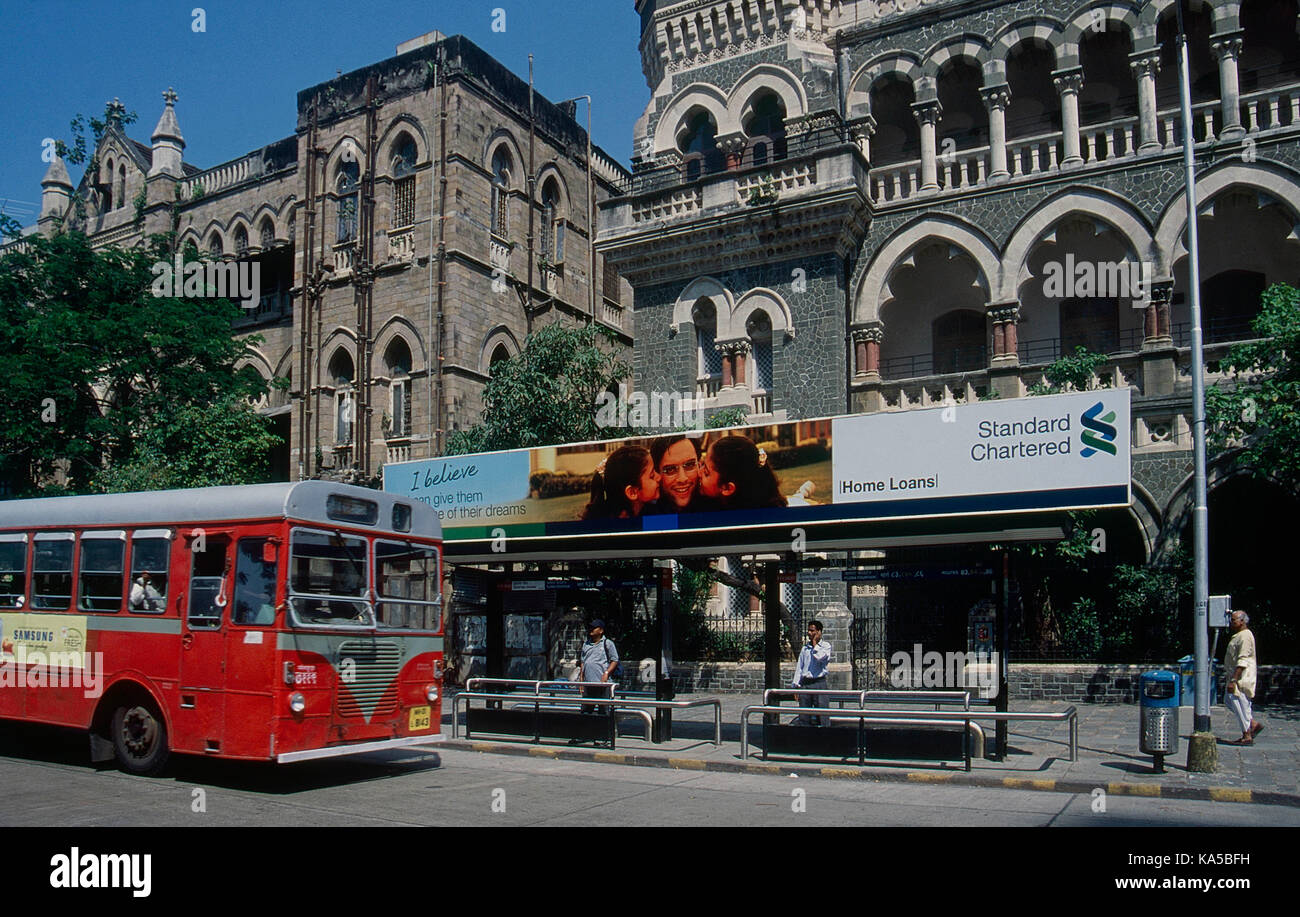 Die Standard Chartered Bank orientalische Gebäude, Mumbai, Maharashtra, Indien, Asien Stockfoto