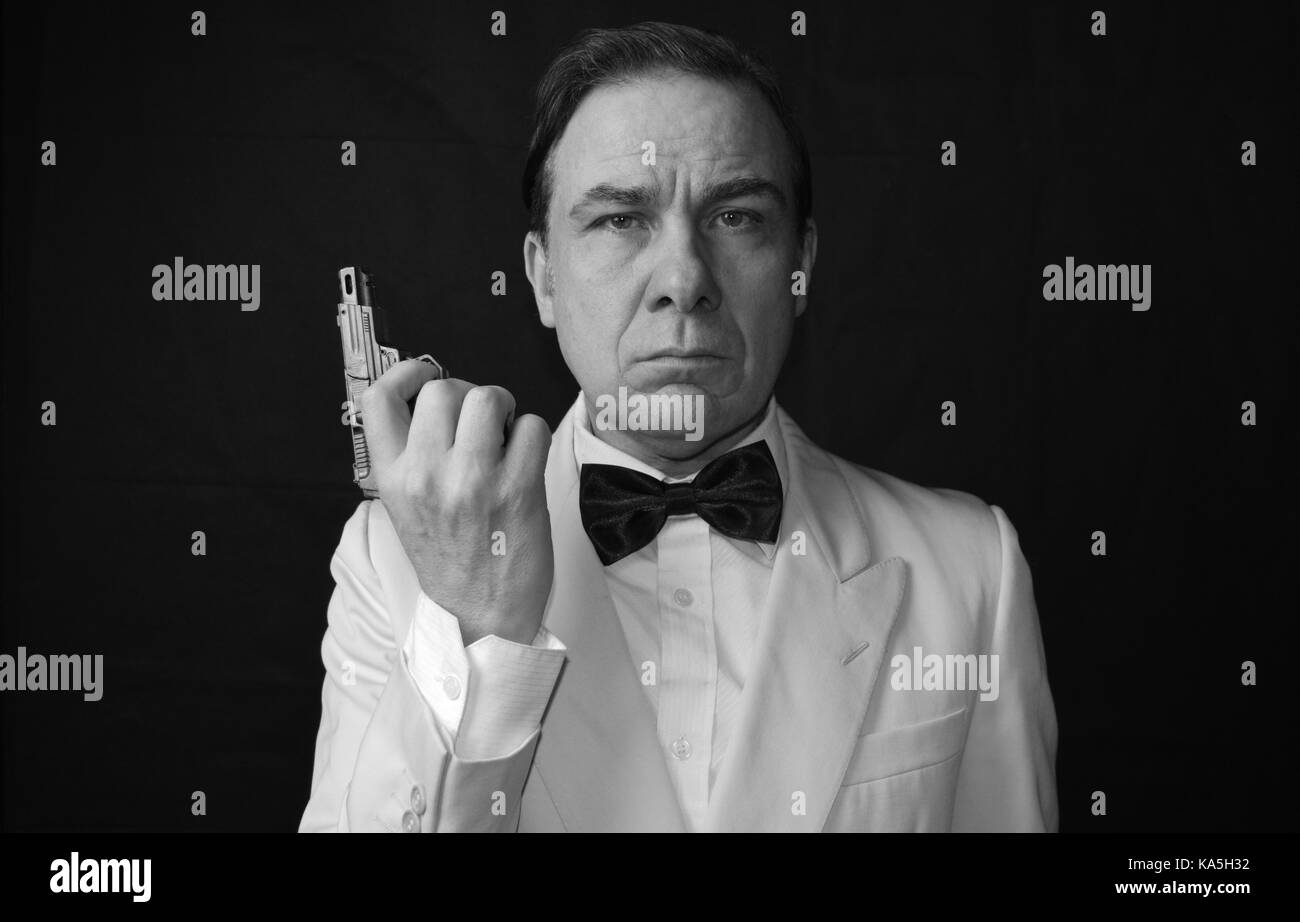 Secret Agent Bond Stockfoto
