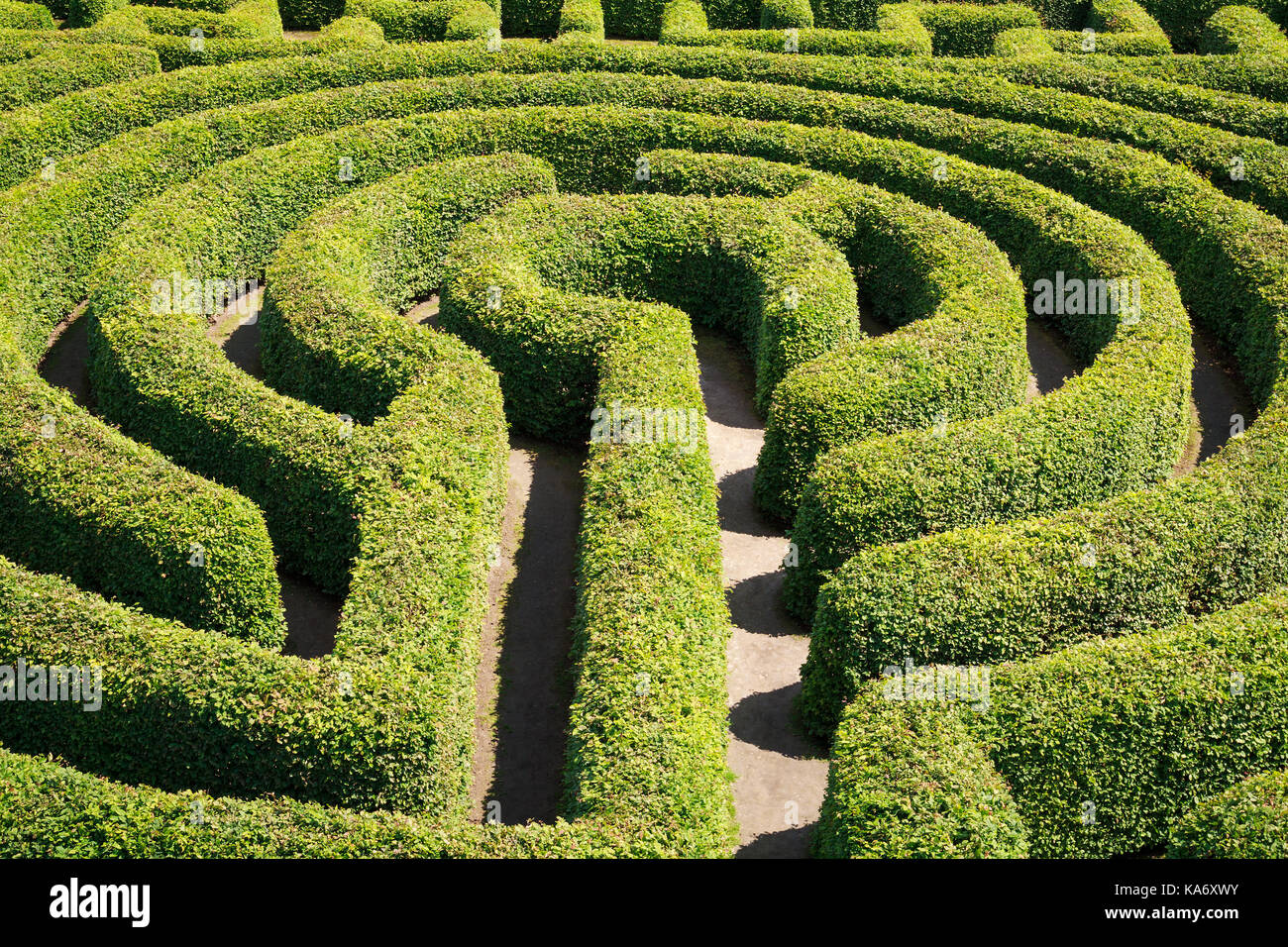 Labyrinthansicht von oben -Fotos und -Bildmaterial in hoher Auflösung