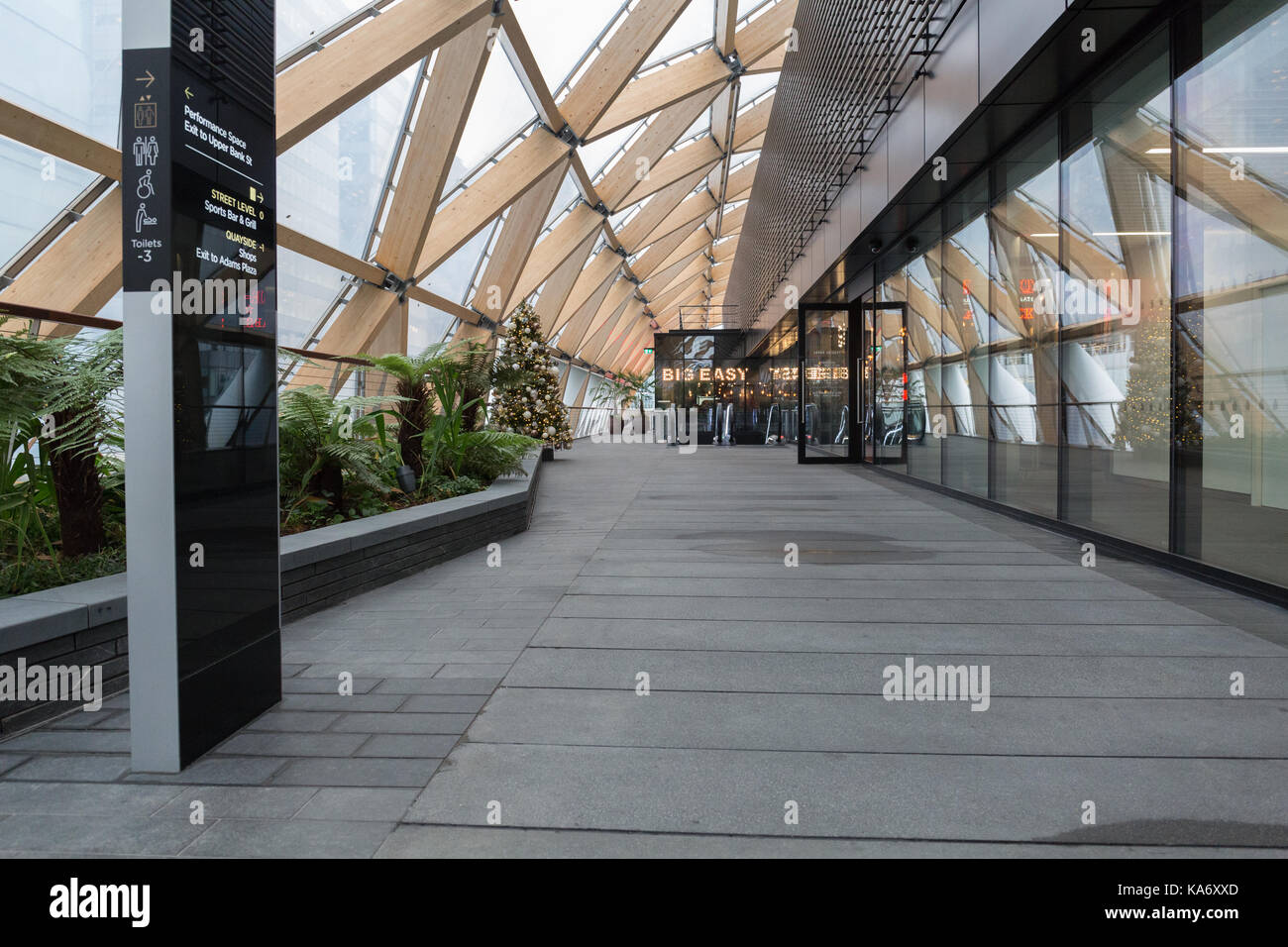 Crossrail Ort Stockfoto