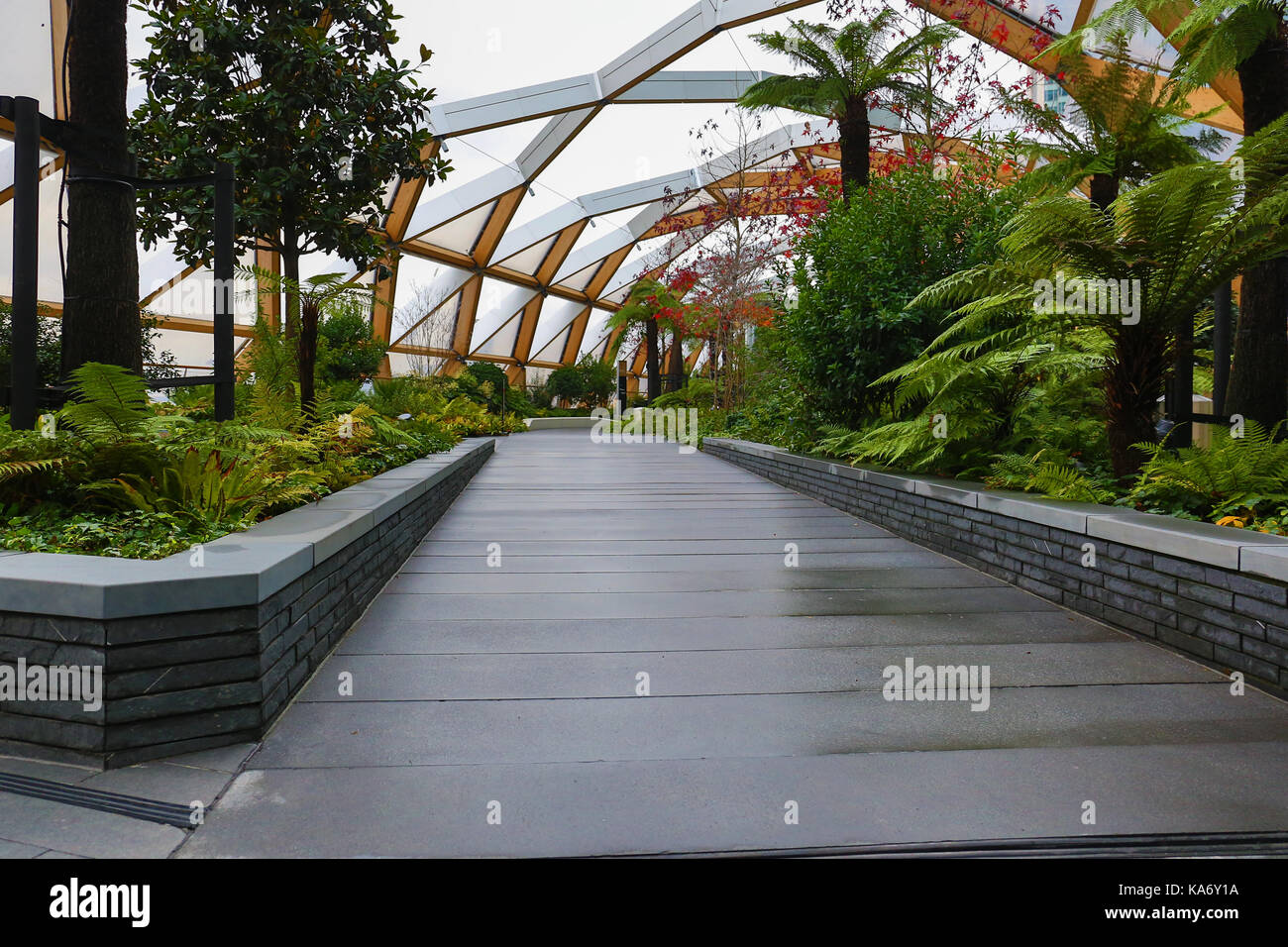 Crossrail Ort Stockfoto