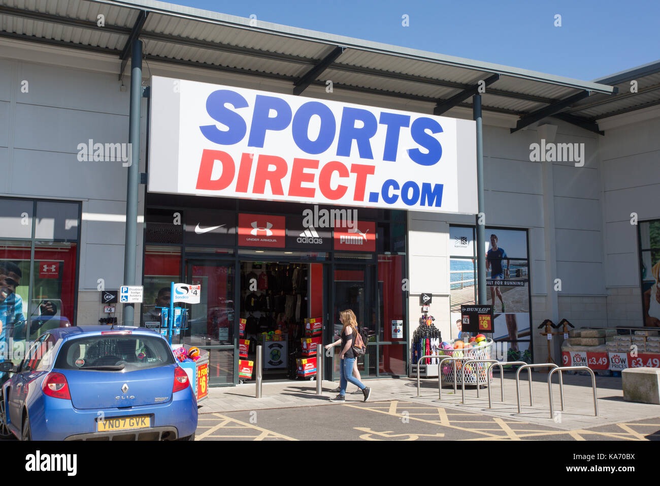 Sport Direct Store, Cirencester Retail Park GL 7 1 PT Stockfoto