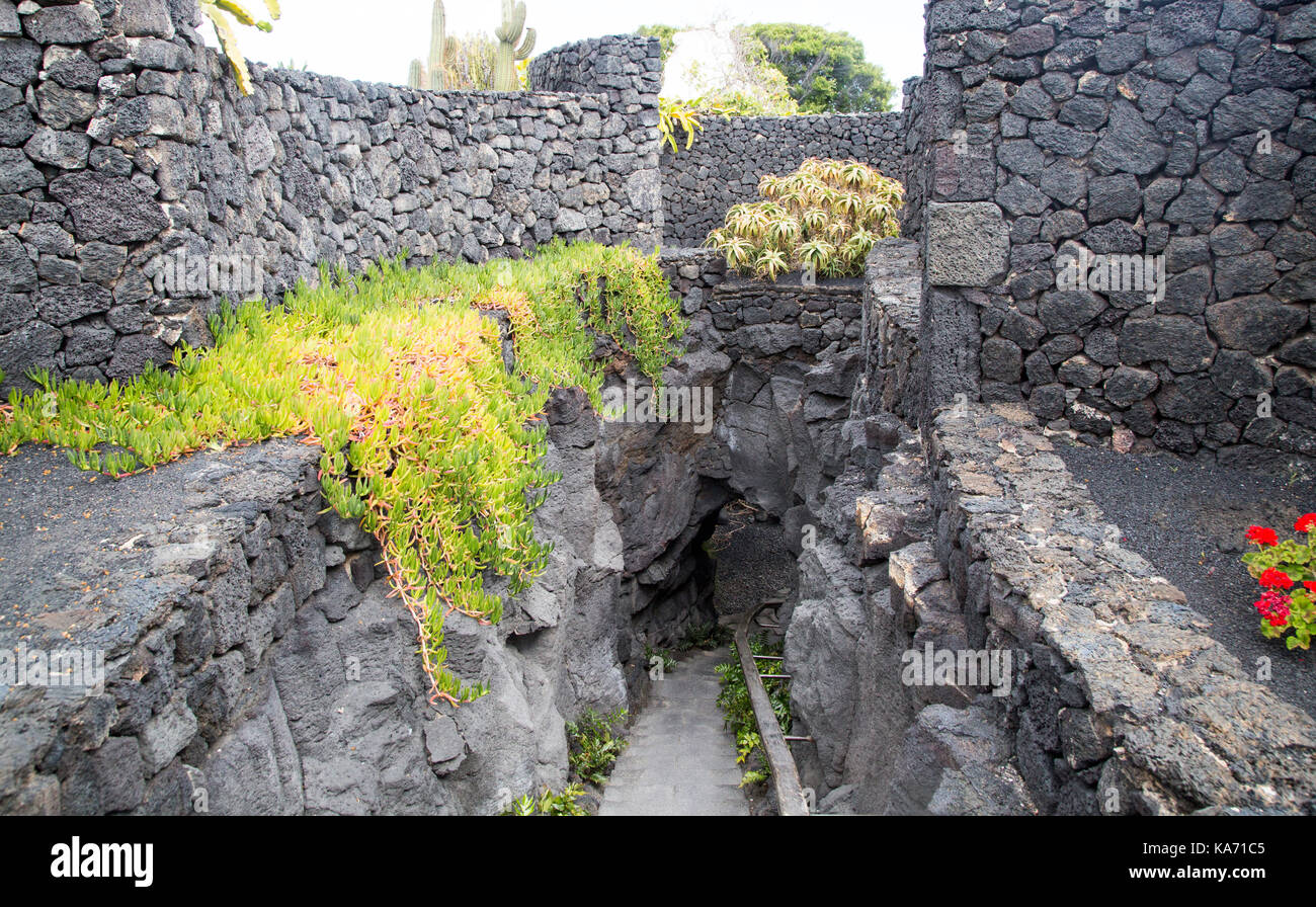 Fundación César Manrique, Taro de Tahíche, Lanzarote, Kanarische Inseln, Spanien Stockfoto