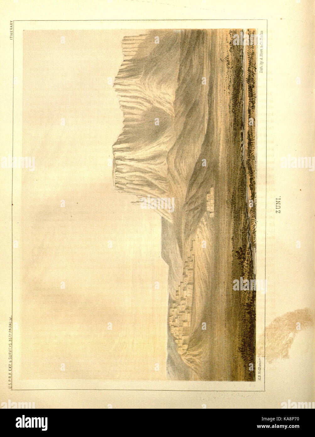 Berichte von Erkundungen und Befragungen BHL 32404744 Stockfoto