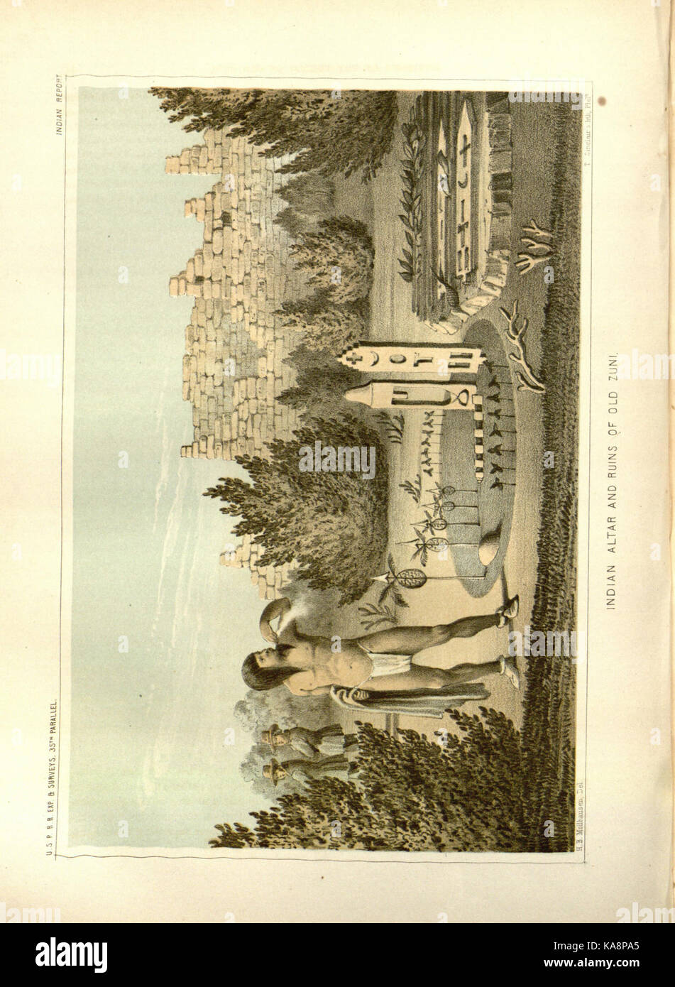 Berichte von Erkundungen und Befragungen BHL 32404967 Stockfoto