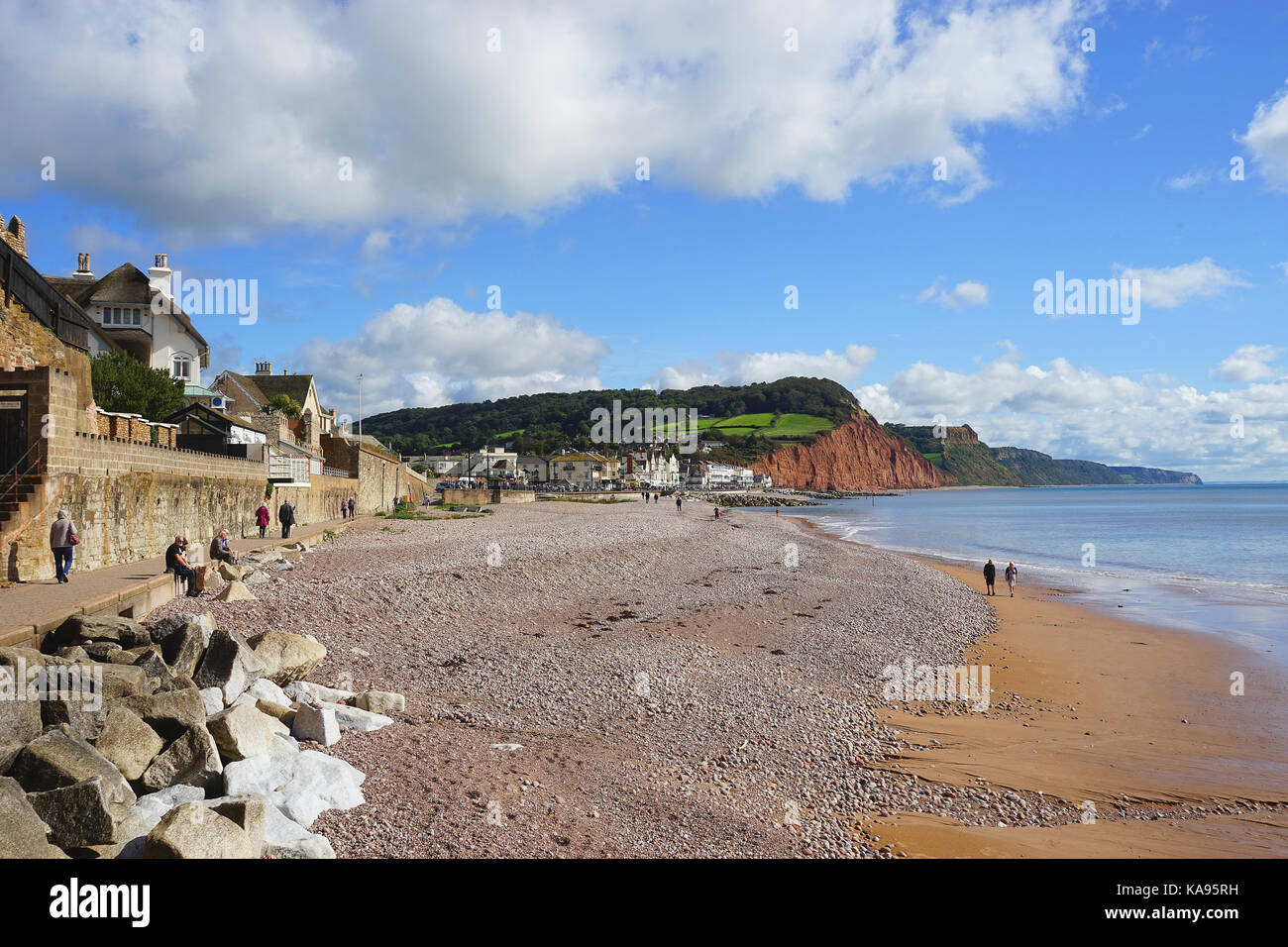 Eine Ansicht von Sidmouth (2) Stockfoto
