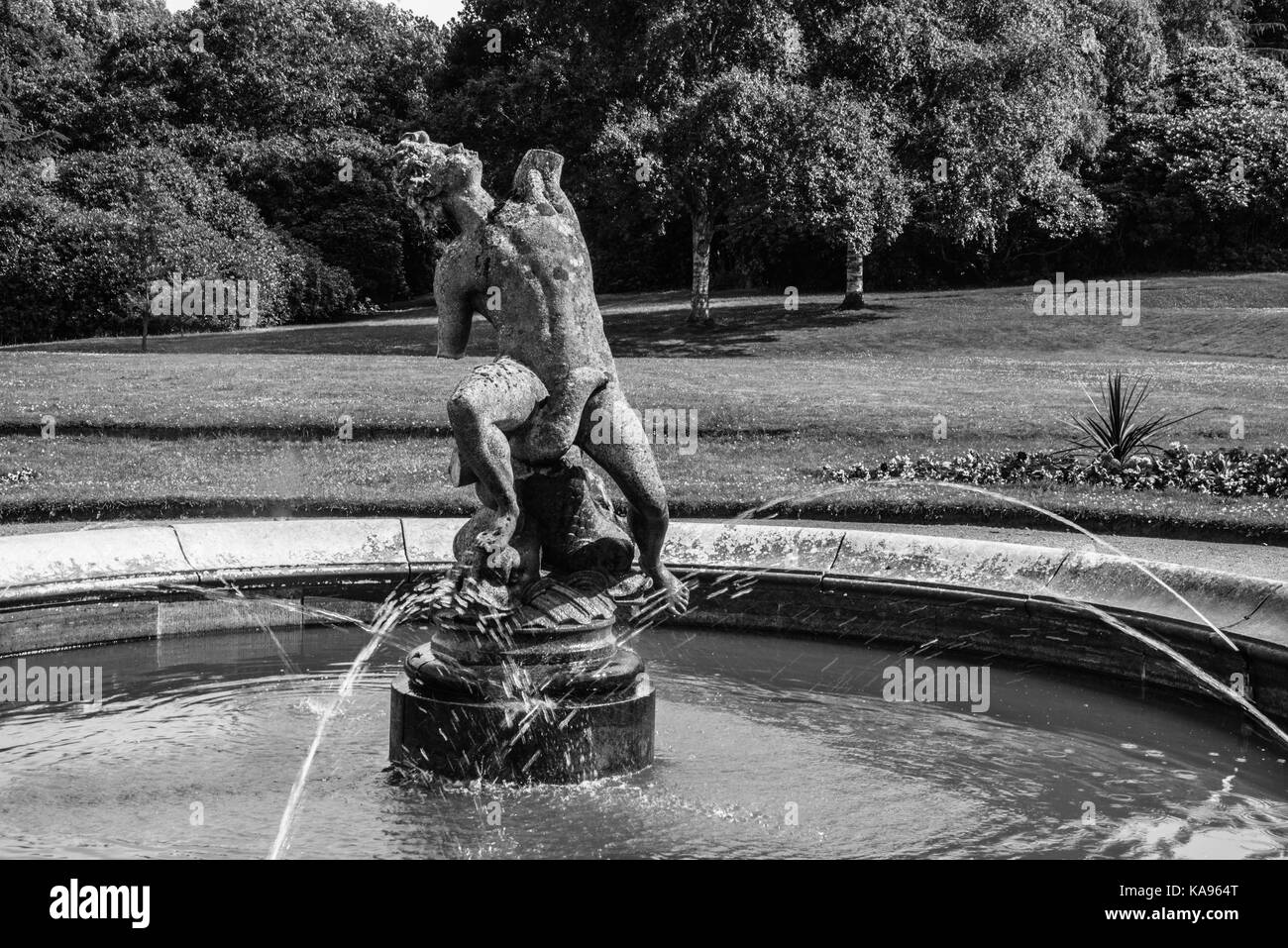 Brunnen in Mono Eros spritzen Ray Boswell Stockfoto