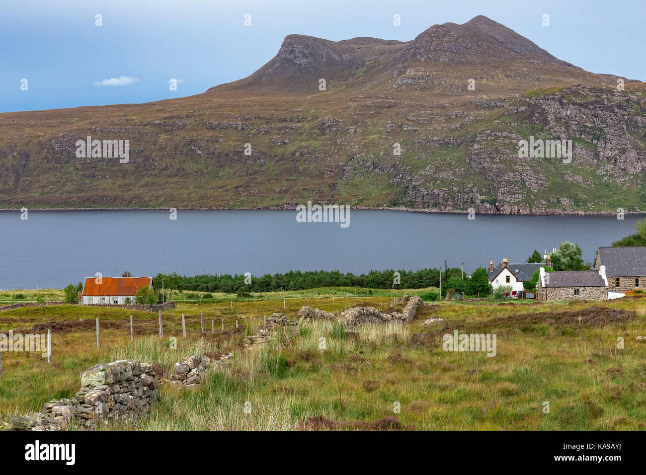 Little Loch Broom, Highlands, Schottland, Vereinigtes Königreich Stockfoto