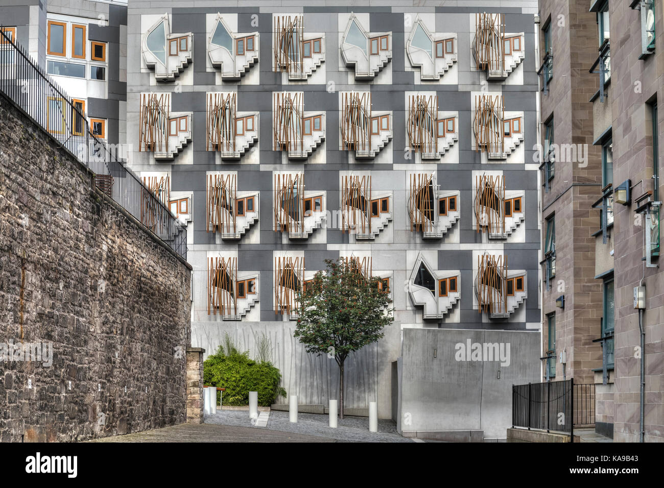 Scottish Parliament, Edinburgh, Lothian, Schottland, Vereinigtes Königreich Stockfoto