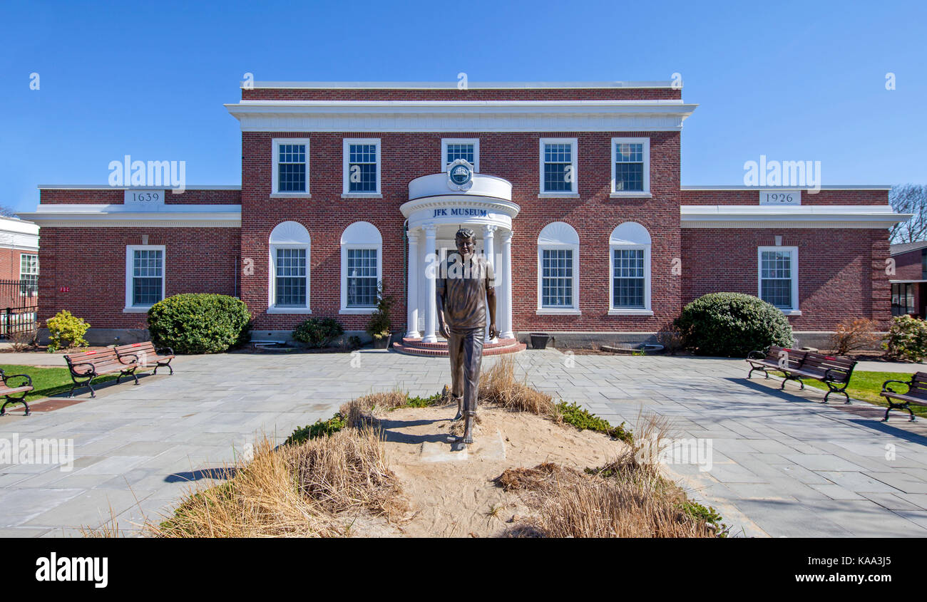 Das John-F.-Kennedy Museum in Hyannis, Cape Cod, Massachusetts. Stockfoto
