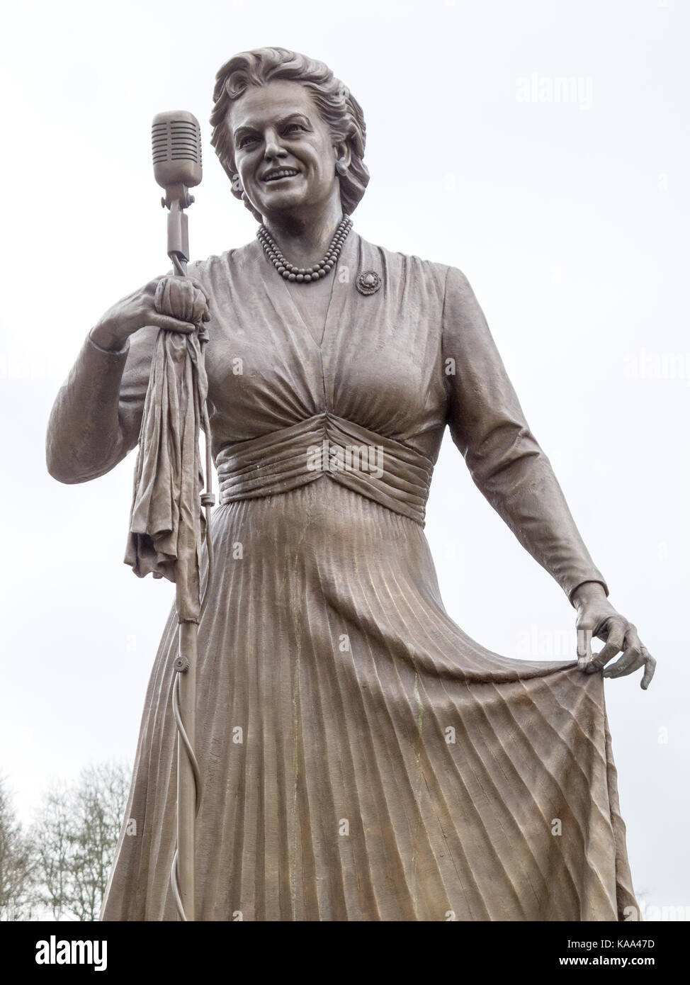 Die Gracie Fields Statue in Rochdale Stockfoto Die Gracie Fields Statue in Rochdale Stockfoto