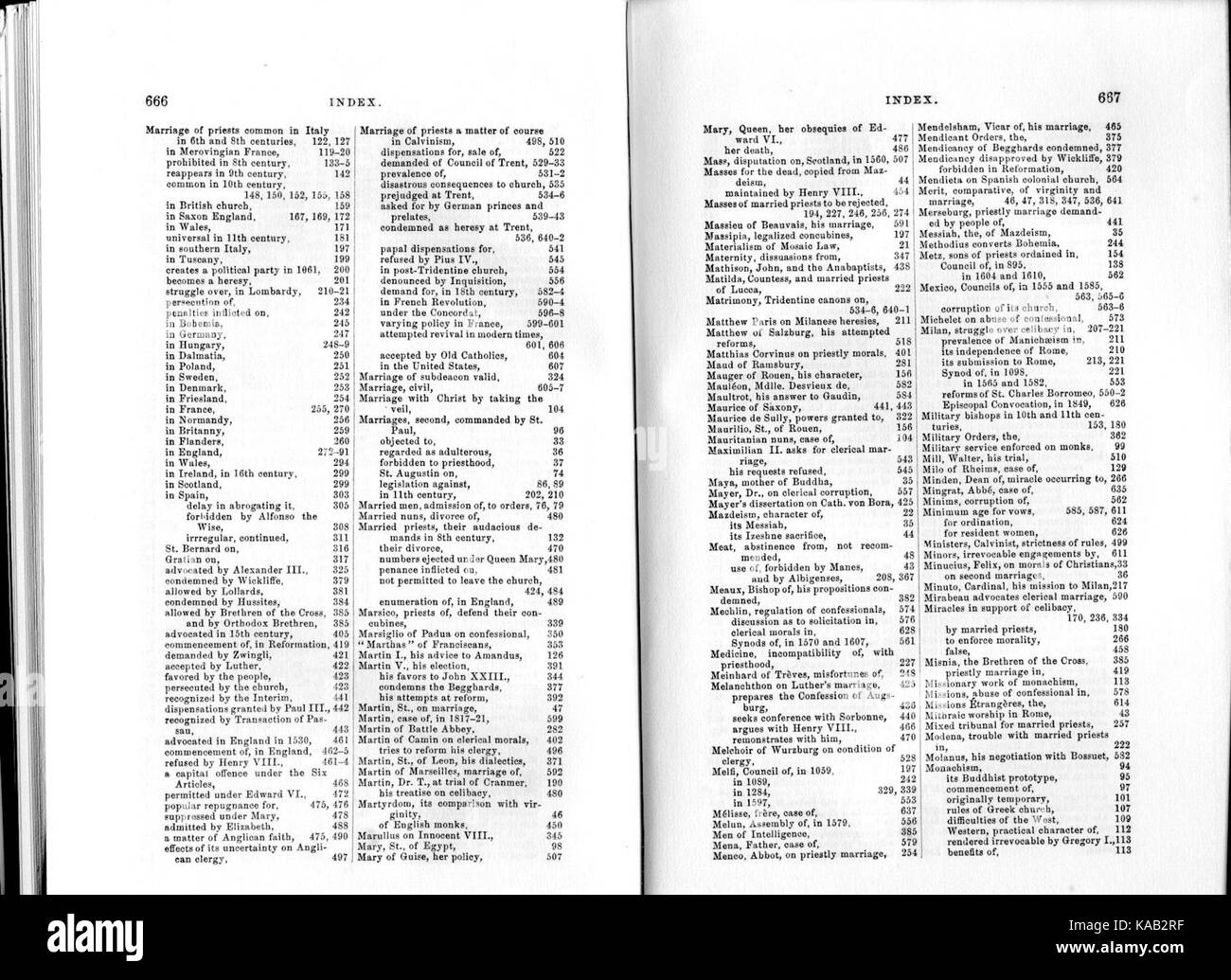 Priesterlichen Zölibat 326 Stockfoto