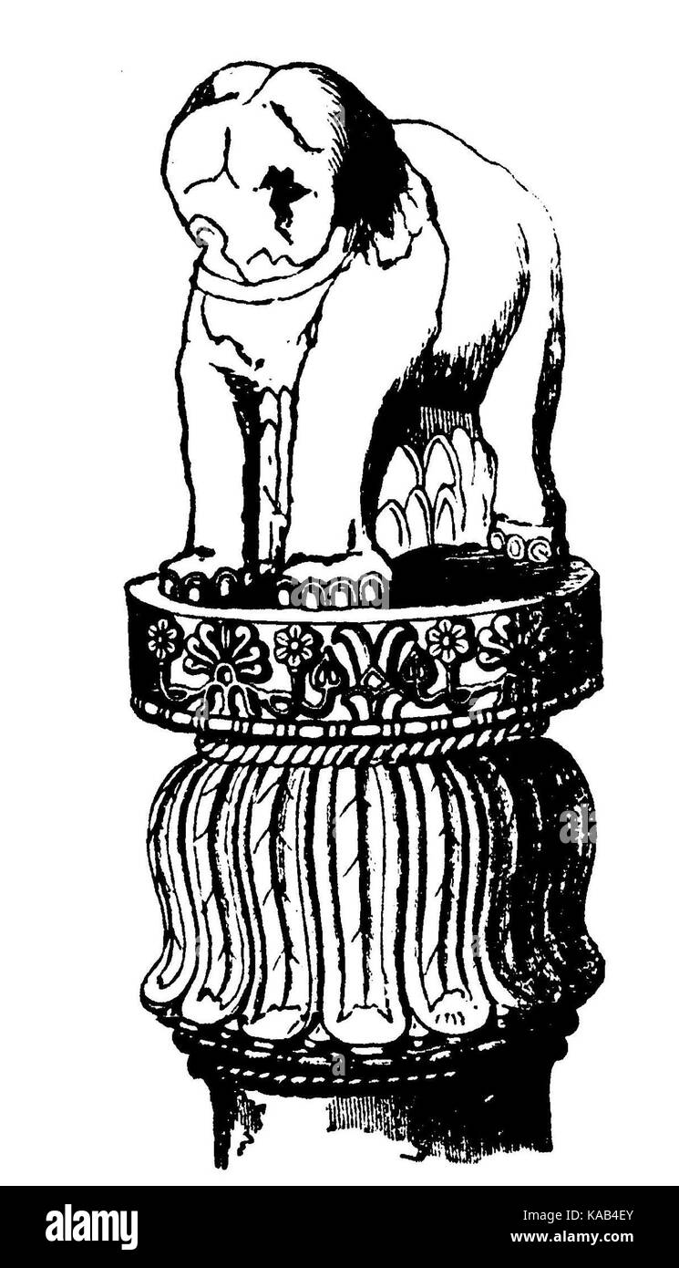 Sankissa Elefant Zeichnung Stockfoto