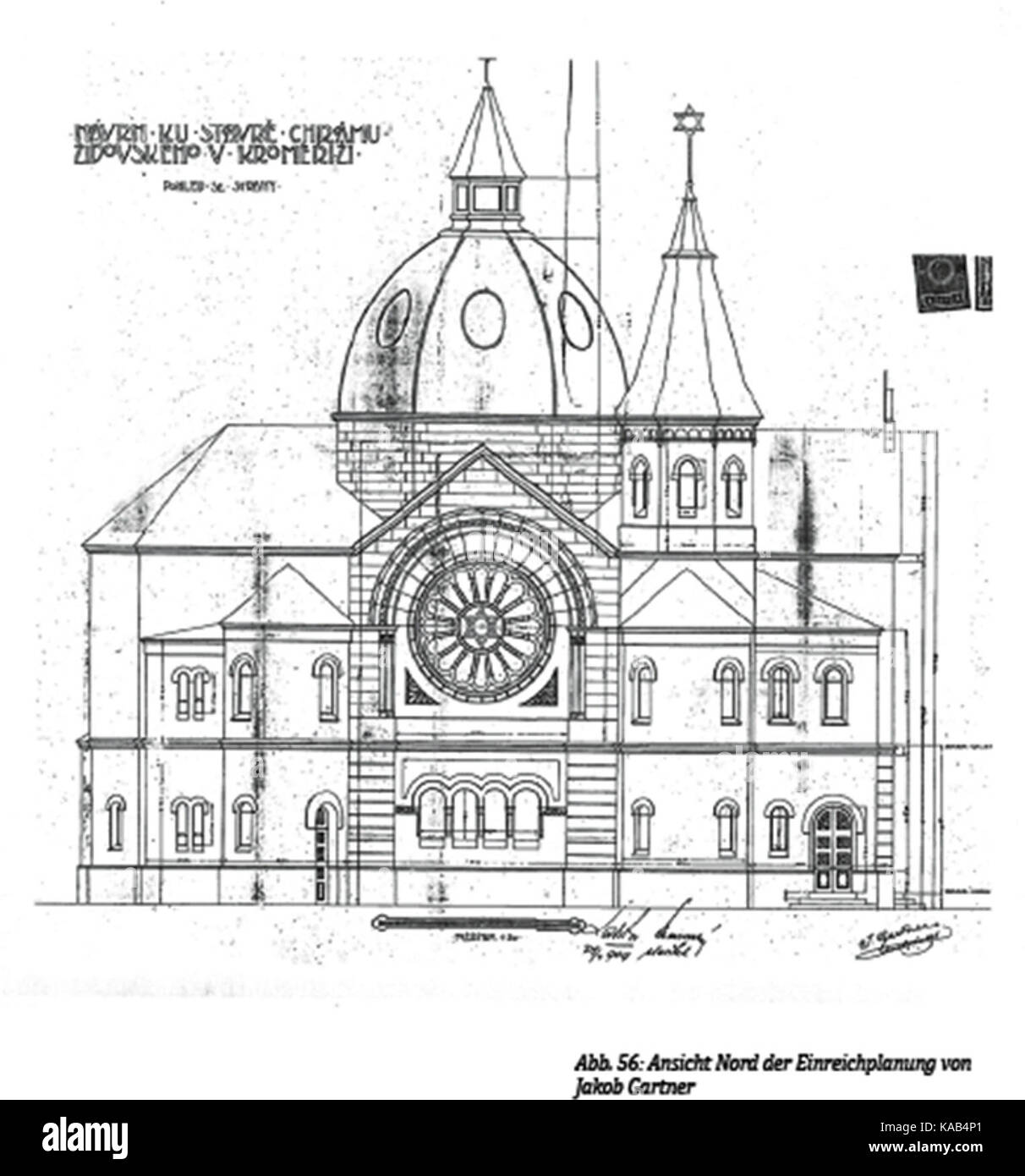 Syna Kremzier plan Gartner 2 Nord anzeigen Stockfoto