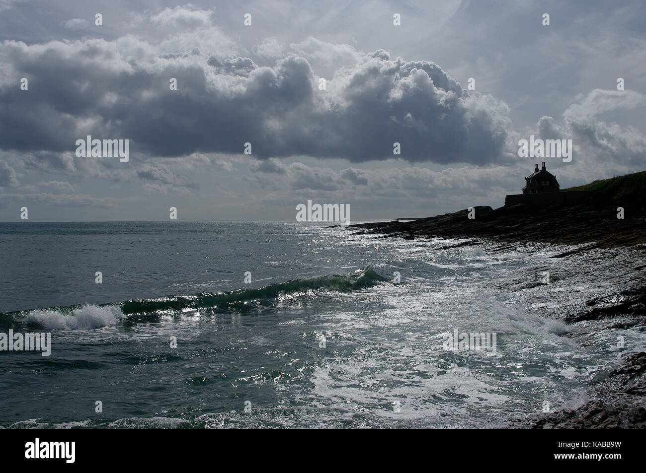 Northumberland Küste, Howick Stockfoto