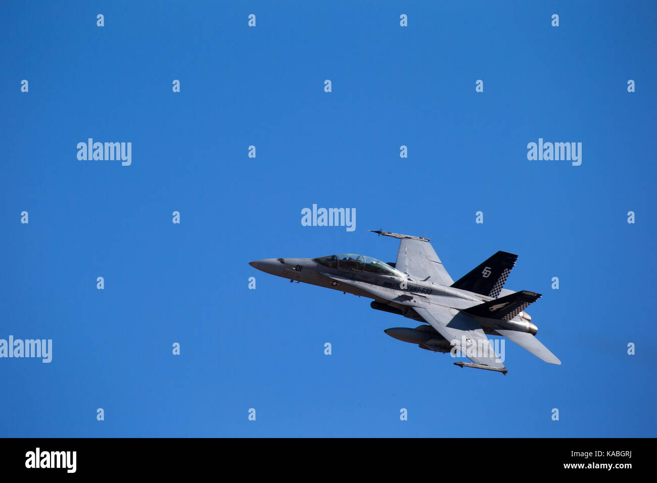 Us Marine Corps F/A-18D Hornet zu Marine Aviation Waffen und Taktiken Squadron (MAWTS-1 angebracht) Stockfoto