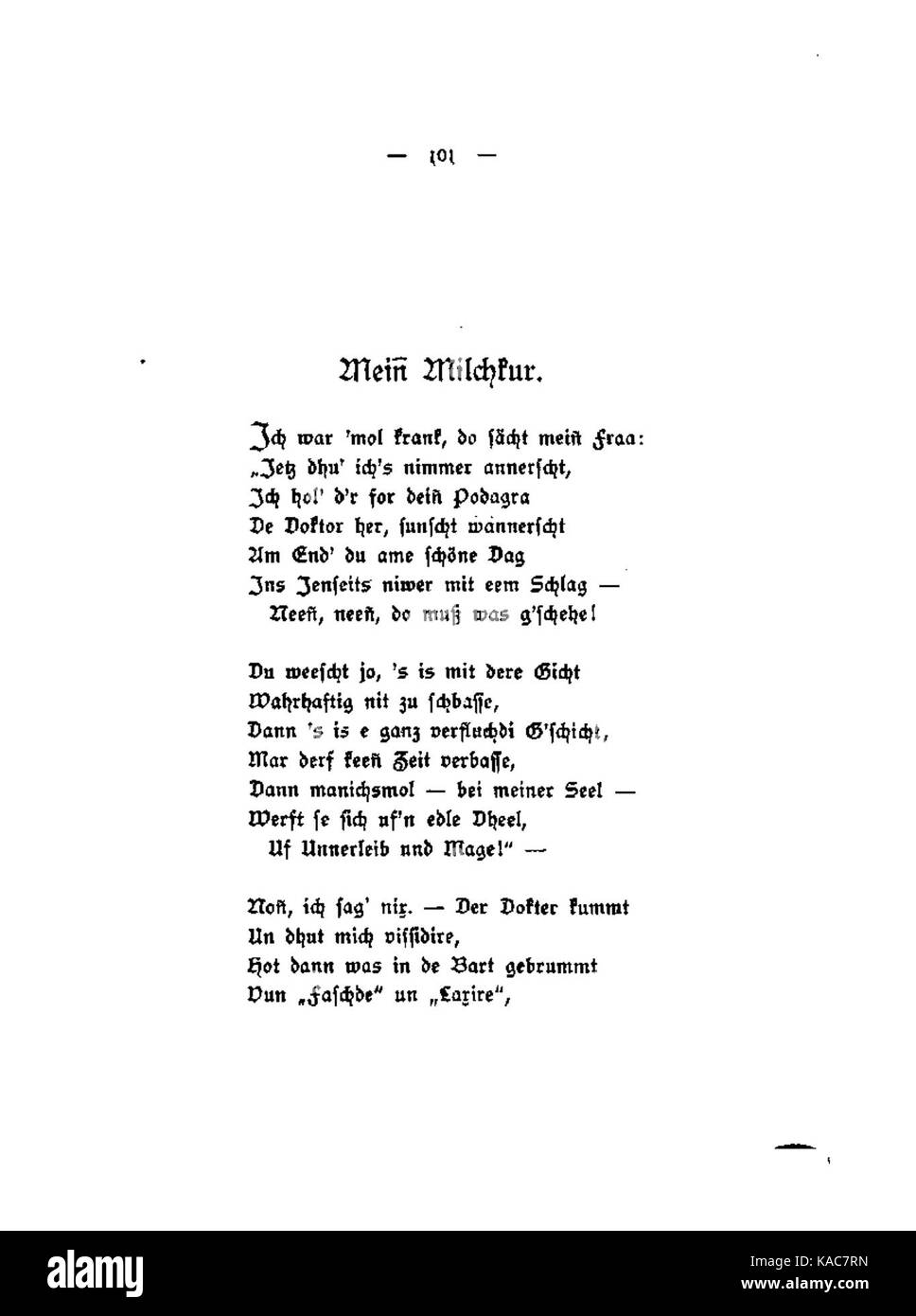 Dieses Werk mit dem Titel „Schnoke un Schbuhze 101“ scheint ein historisches oder kulturelles Werk zu sein, das möglicherweise mit Volkstraditionen, Bräuchen oder regionaler Geschichte in Verbindung steht und Aspekte des täglichen Lebens und der kulturellen Praktiken erfasst. Stockfoto