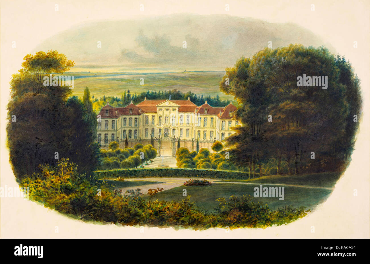 Schloss Friedrichsthal 1842 (Royal Collection Trust) Stockfoto