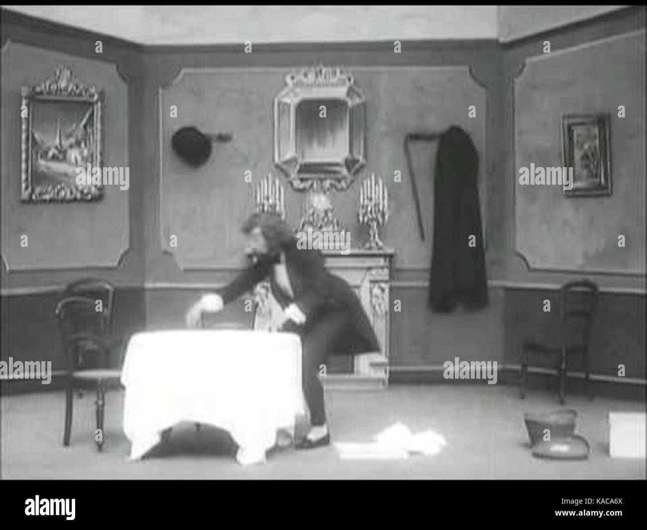 Satan im Gefängnis 3 Stockfoto