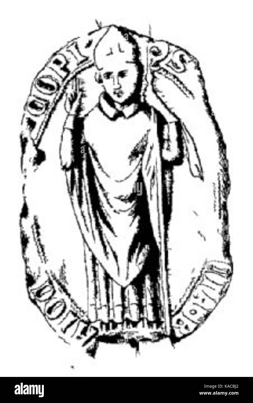 Sceau de Gui Stockfoto