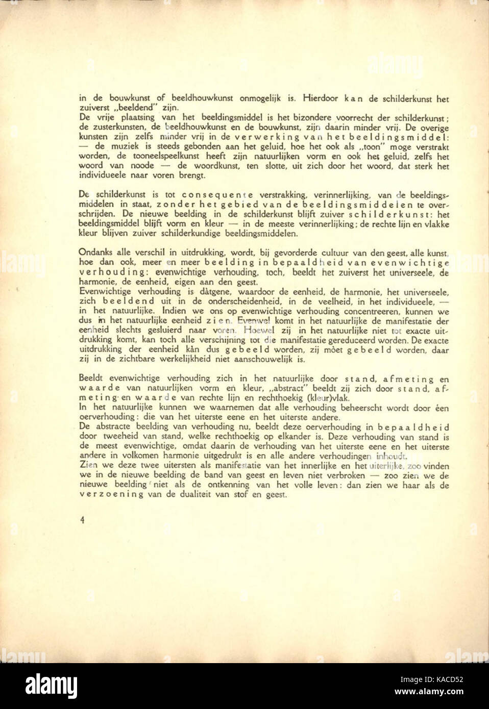 Stijl vol 01 Nr 01 p004 Stockfoto