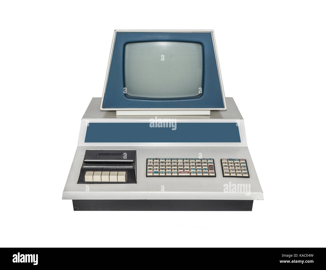 Old computer monitor isolated on -Fotos und -Bildmaterial in hoher ...