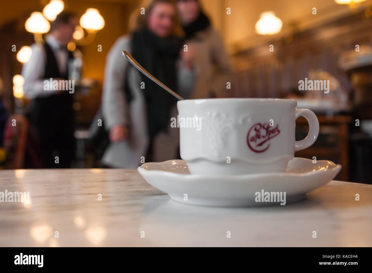 Cafe Sperl Stockfoto