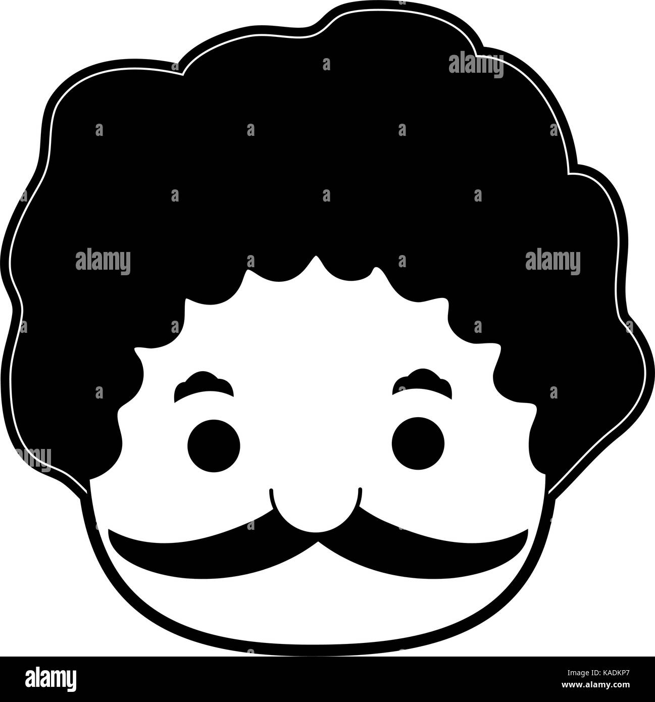 Fat man Cartoon icon image Stock Vektor