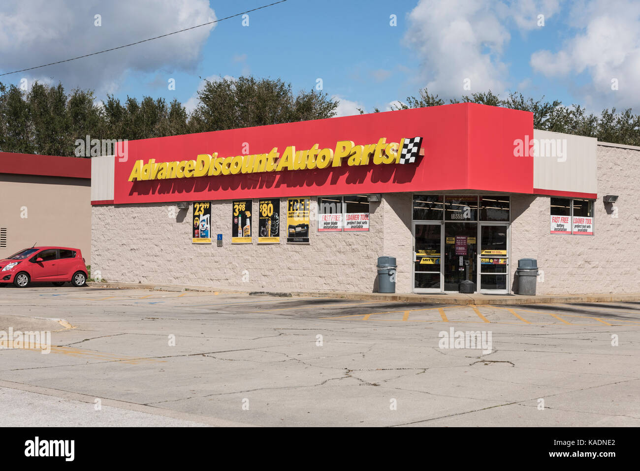 Advance Auto Parts in Mount Dora, Florida Stockfoto