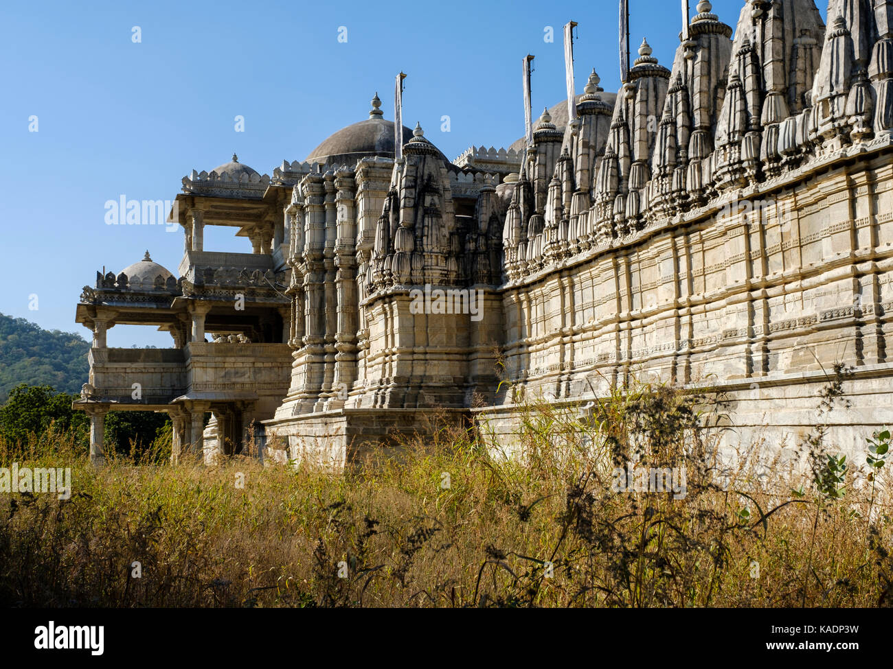 RANAKPUR, INDIEN - ca. November 2016: Jain Tempel von Ranakpur in Rajasthan, Indien. Stockfoto