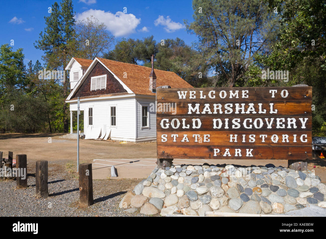USA, Kalifornien, Coloma, Marshall Gold Discovery State Historic Park Stockfoto