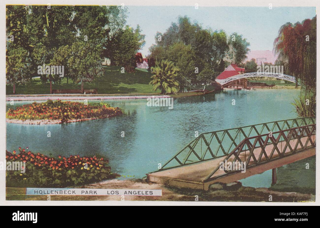 Hollenbeck Park Los Angeles; Ein weiterer schöner Park Stockfoto