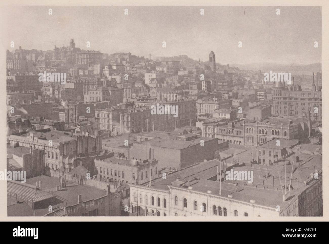 California Street Hill aus der Chronik Gebäude Stockfoto