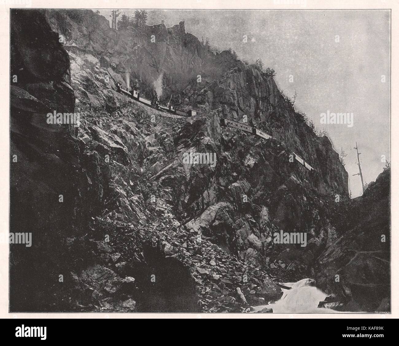 Die Schlucht der verlorenen Seelen. Stockfoto