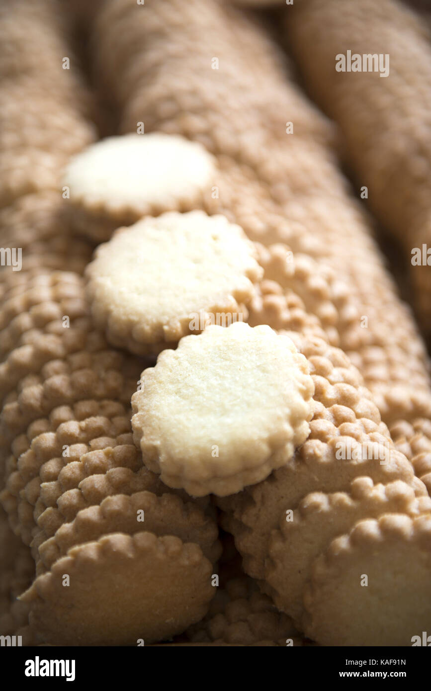 Sables von Asnelles, traditionelle Butterkekse mit ungesalzene Butter von Isigny. *** Local Caption *** Stockfoto