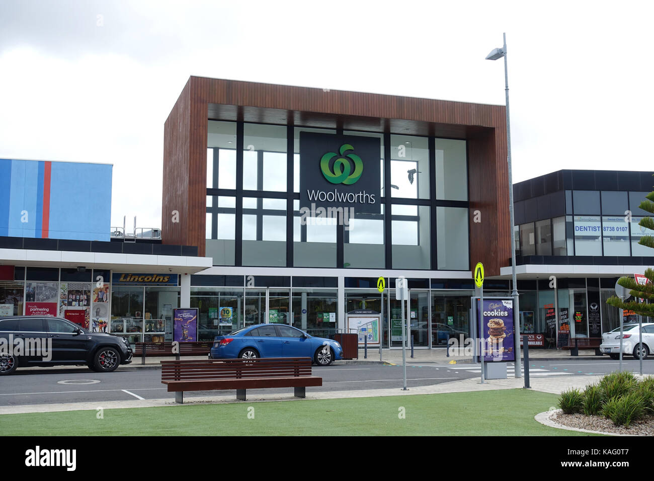 Woolworths Supermarkt in Lyndhurst, Melbourne suburb victoria Australien Stockfoto