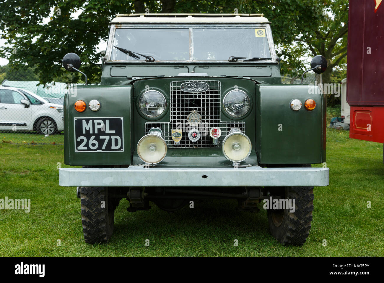 Land Rover Serie 1 in den drei Grafschaften in Malvern Stockfoto