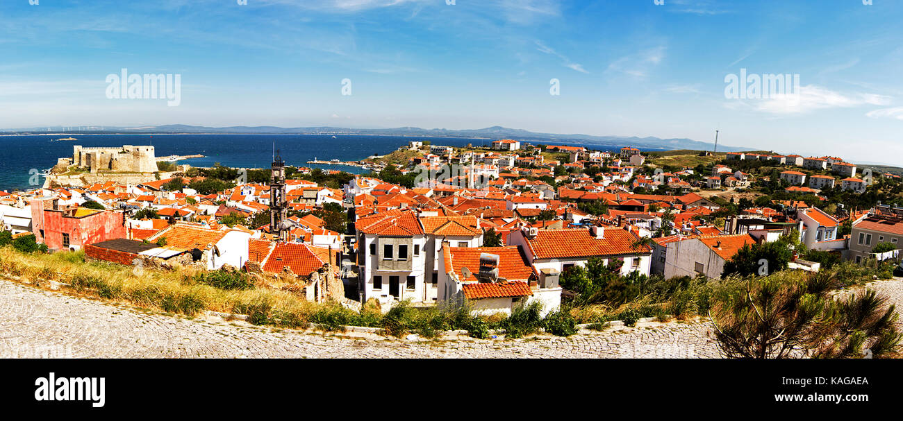 Bozcaada panaromic Foto Stockfoto