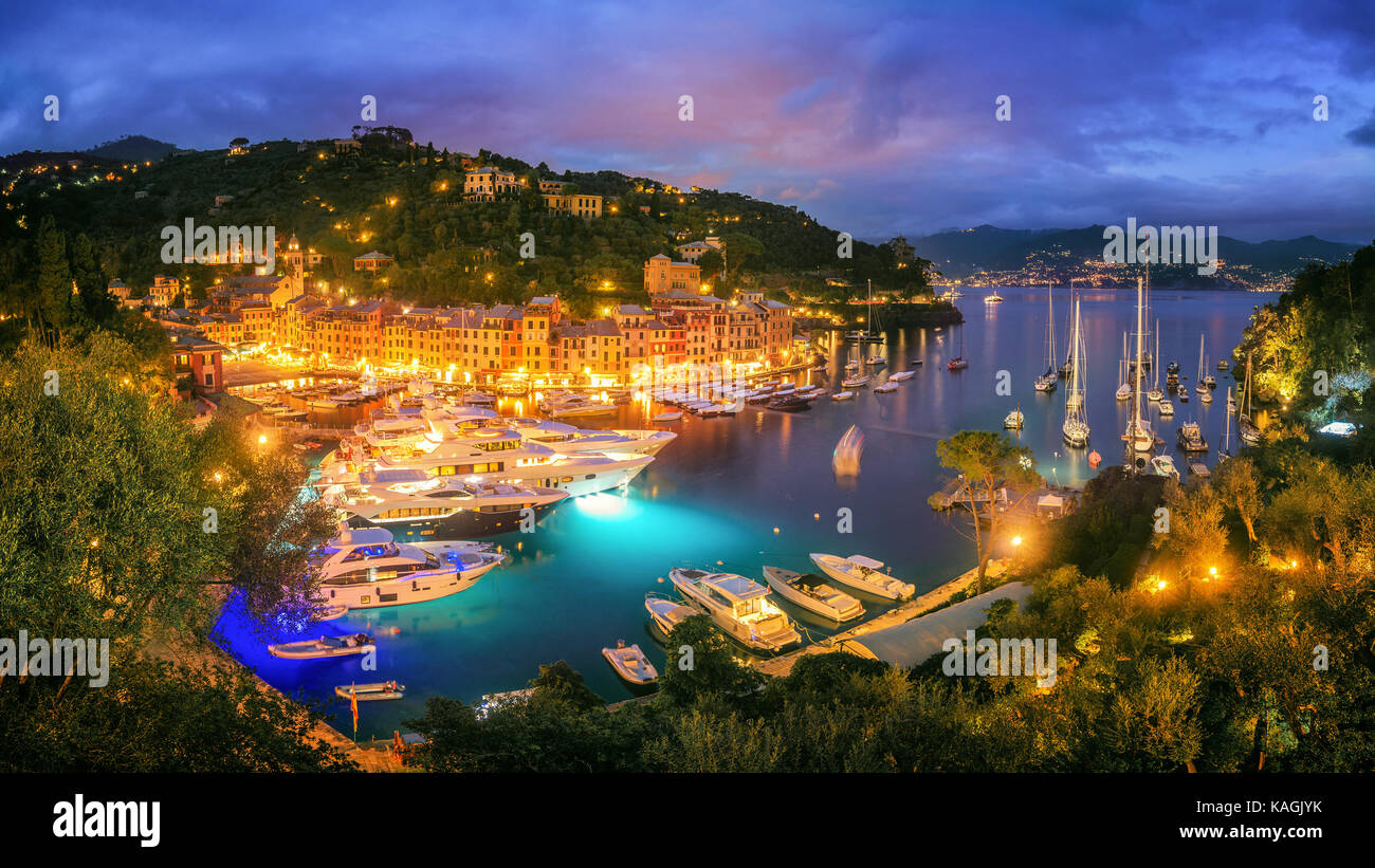 Portofino, Italien Stockfoto