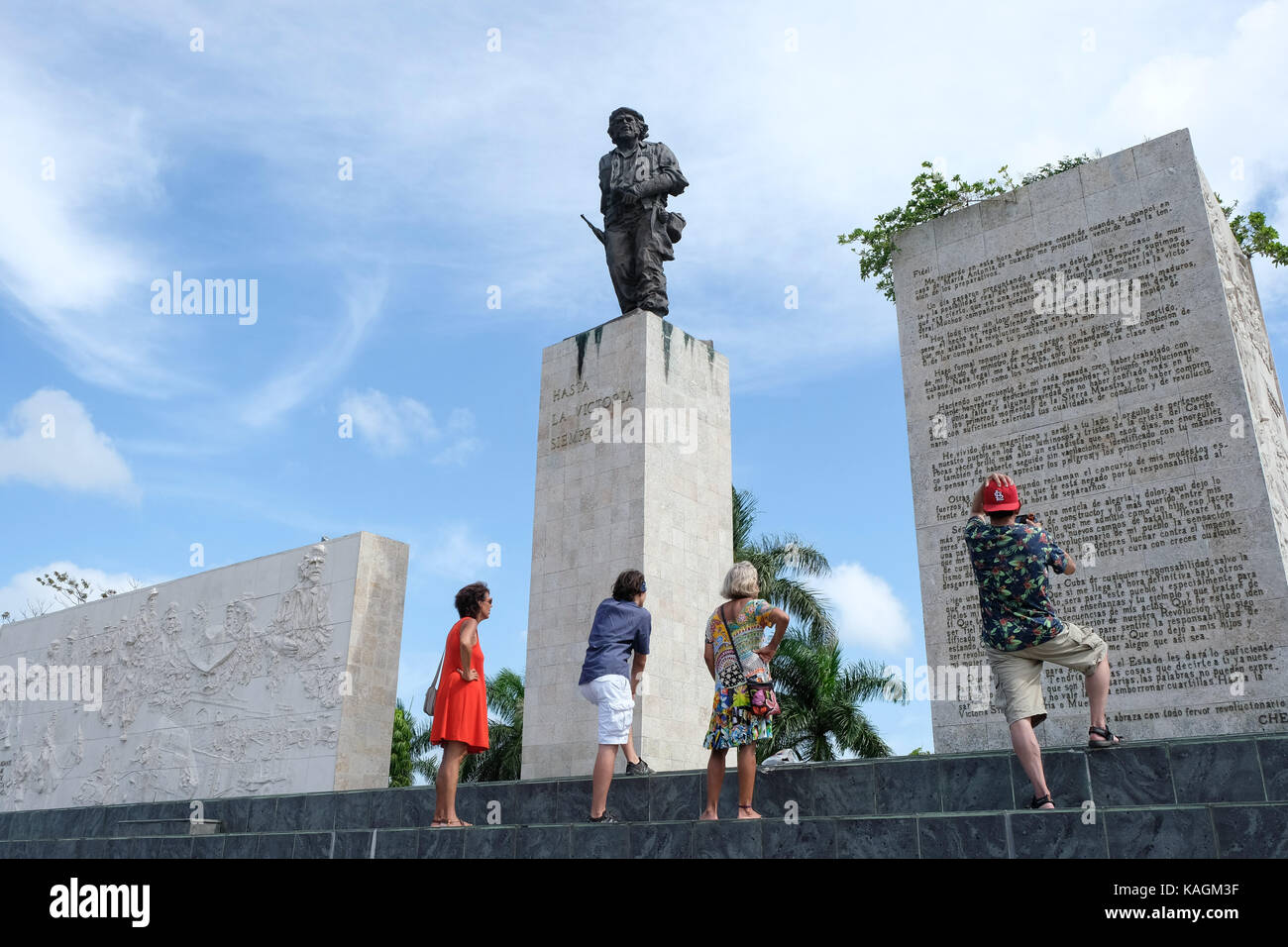 Das Che Guevara Mausoleum und Statue in Santa Clara, Kuba. Stockfoto