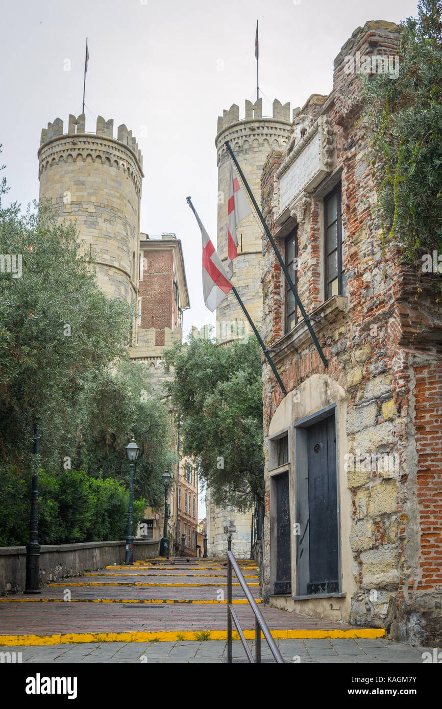 Museum von Christopher Columbus, der Geburtsort in Genua, Italien Stockfoto