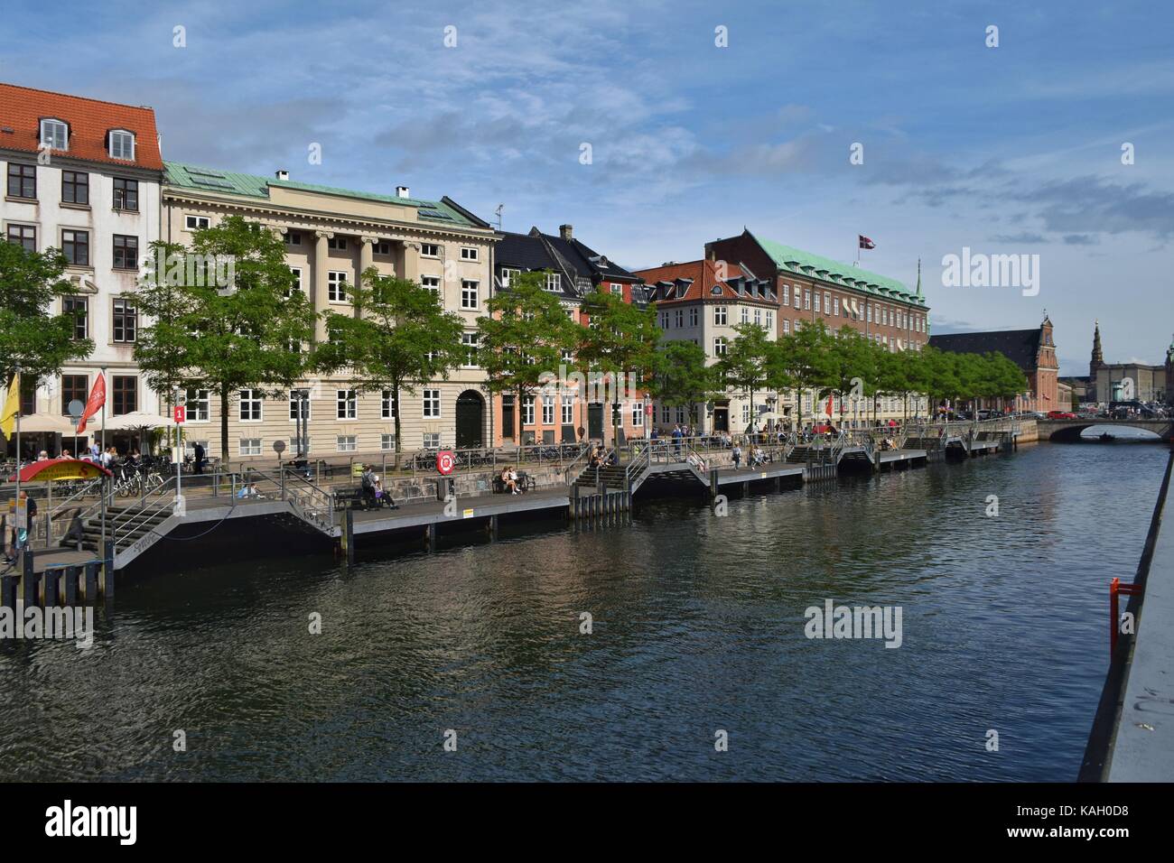 In Kopenhagen Stockfoto